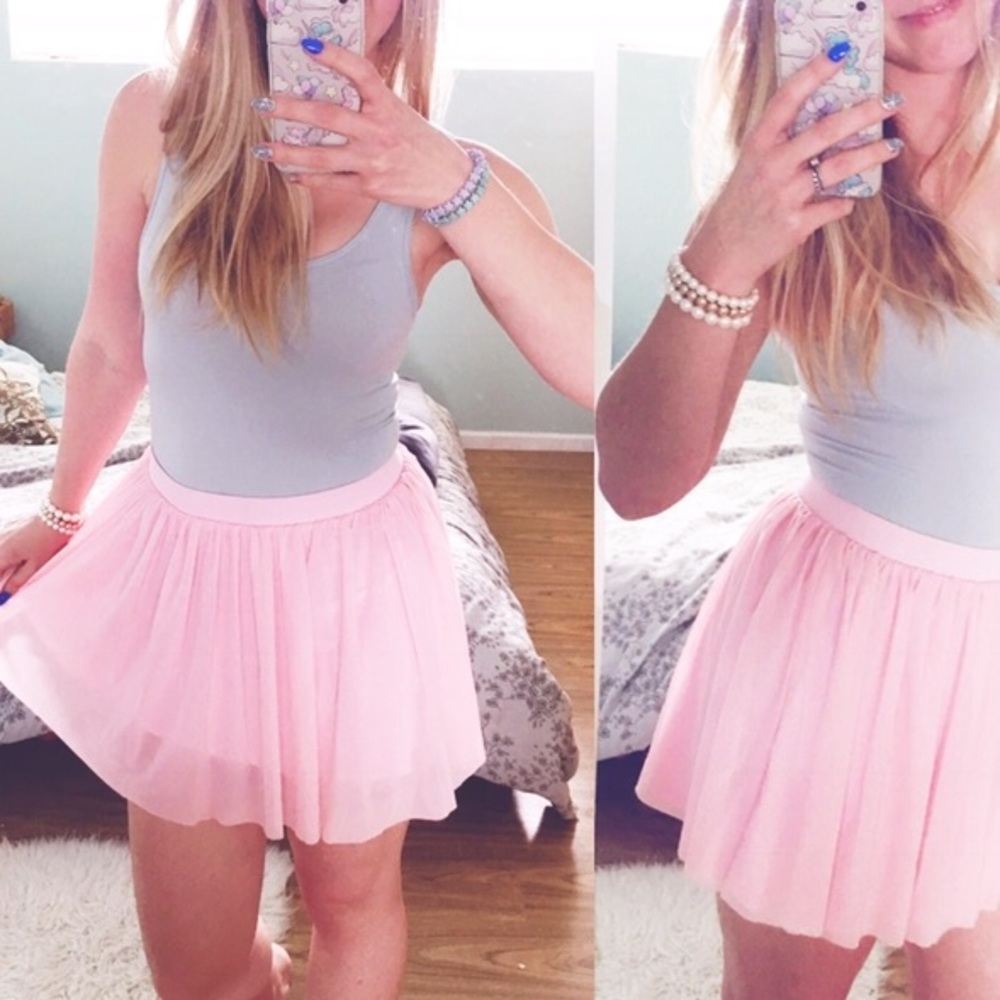 🔥 NWT Pink Ballerina Mini Skirt